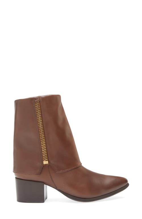 Chocolat Blu Leeza Block Heel Bootie In Brown
