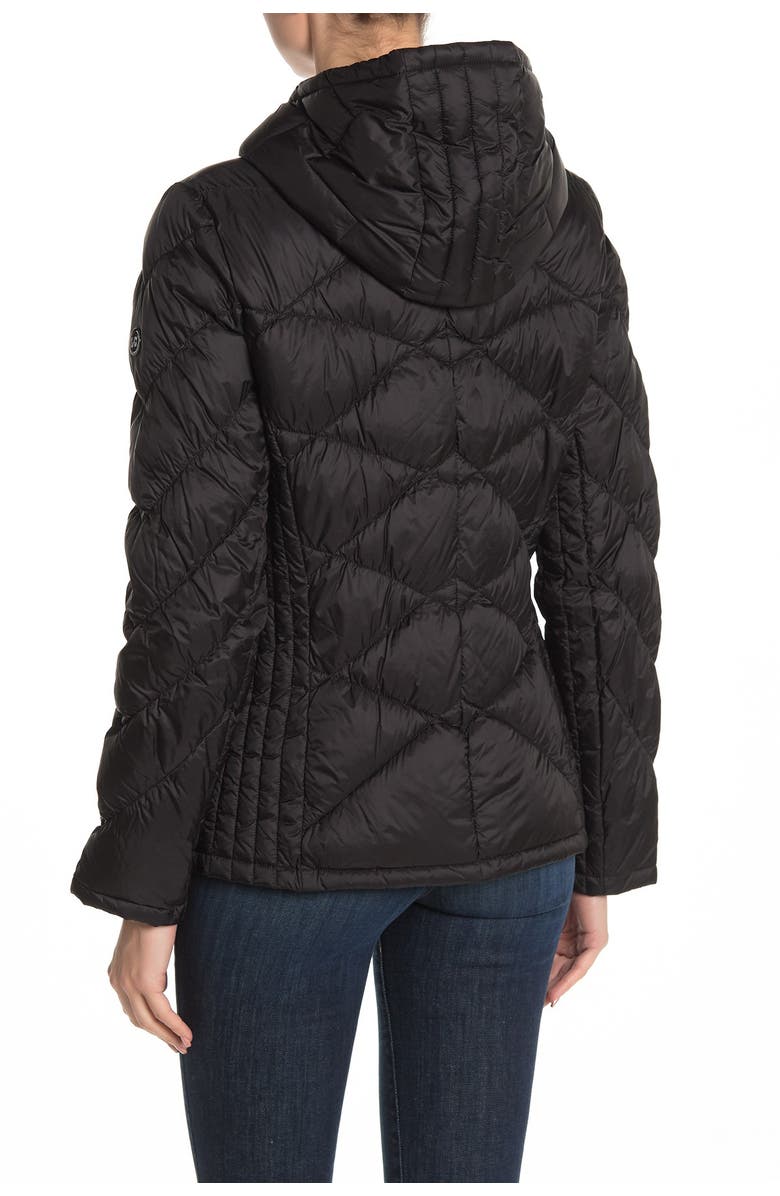 MICHAEL Michael Kors Packable Hooded Quilted Down Jacket, Alternate, color,