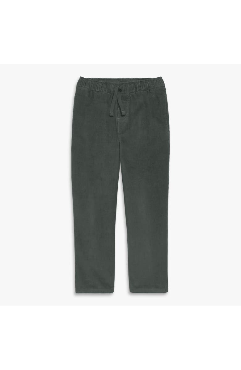 Primary Kids Stretch Corduroy Drawstring Pant, Main, color, Asphalt