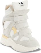 Isabel Marant Balskee Hidden Wedge High Top Sneaker