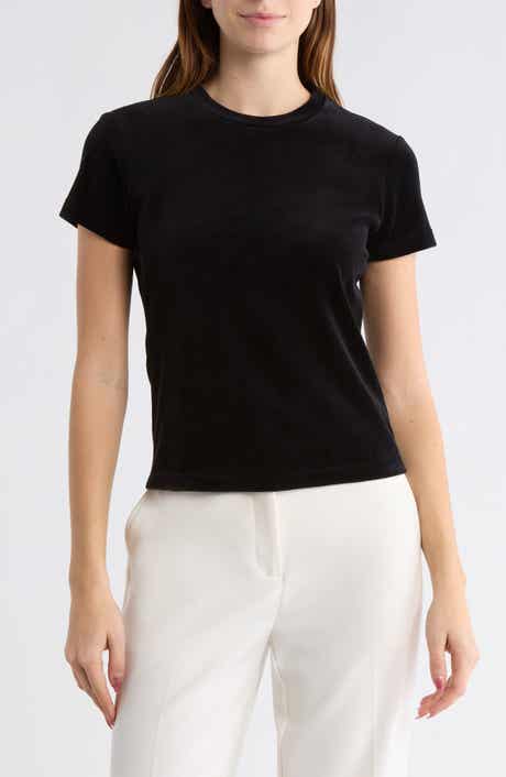 Theory Stretch Velour T-Shirt