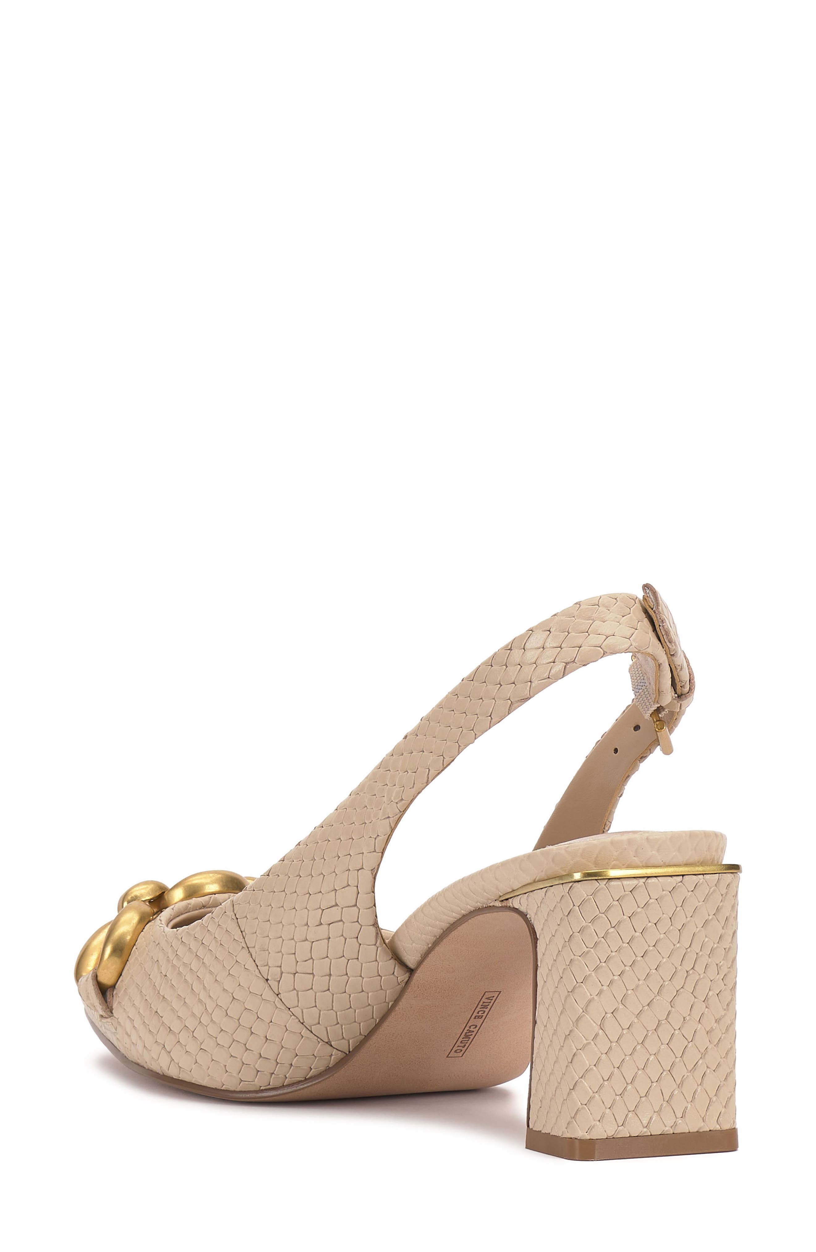 Hamden Slingback Pointed Toe Pump, Alternate, color, SOFT BUFF
