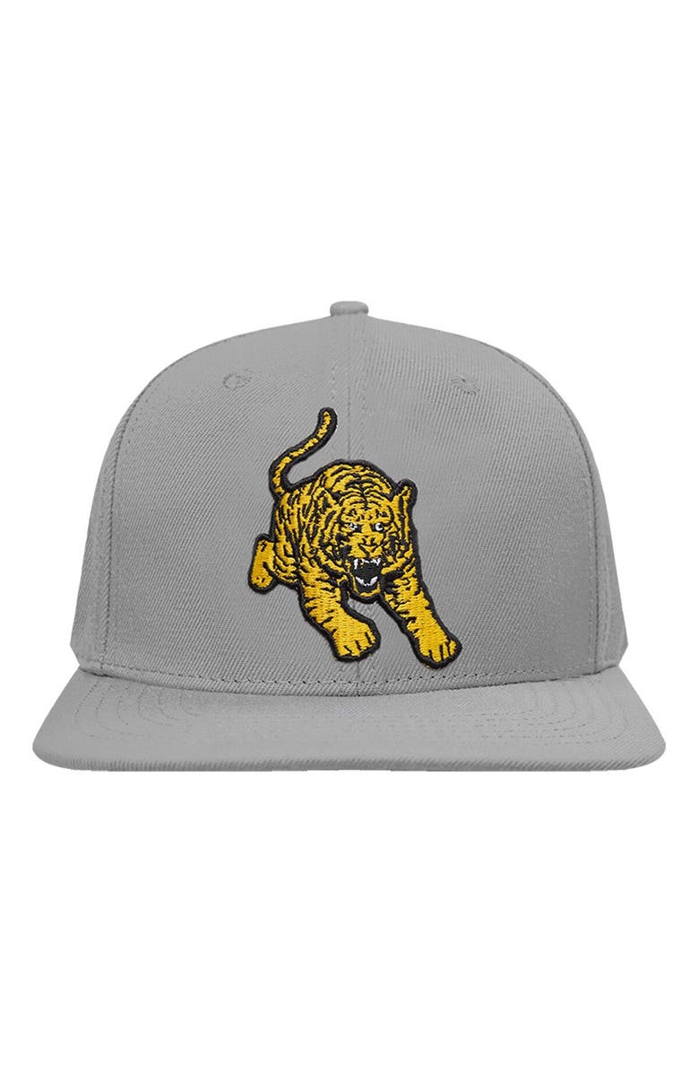 PRO STANDARD Men's Pro Standard Gray Tuskegee Golden Tigers Evergreen Mascot Snapback Hat, Alternate, color, Gray