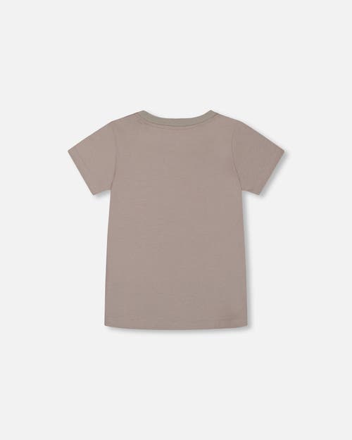 Deux Par Deux Little Boy's Organic Cotton Graphic Tee Gray, Black And White In Gray, Black And White