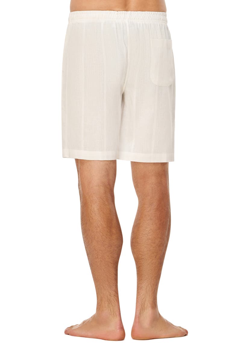 Summer Woven Lounge Shorts, Alternate, color, CREAM
