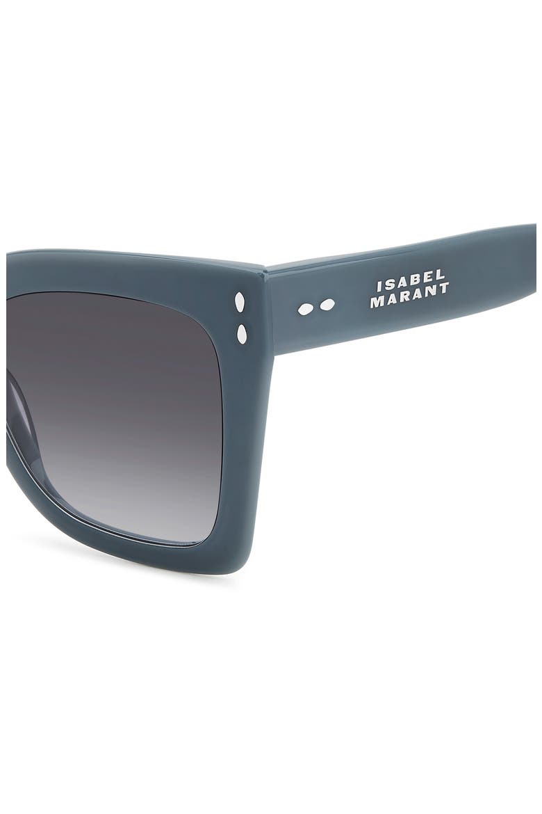 53mm Butterfly Sunglasses, Alternate, color, GREY/ GREY AZURE