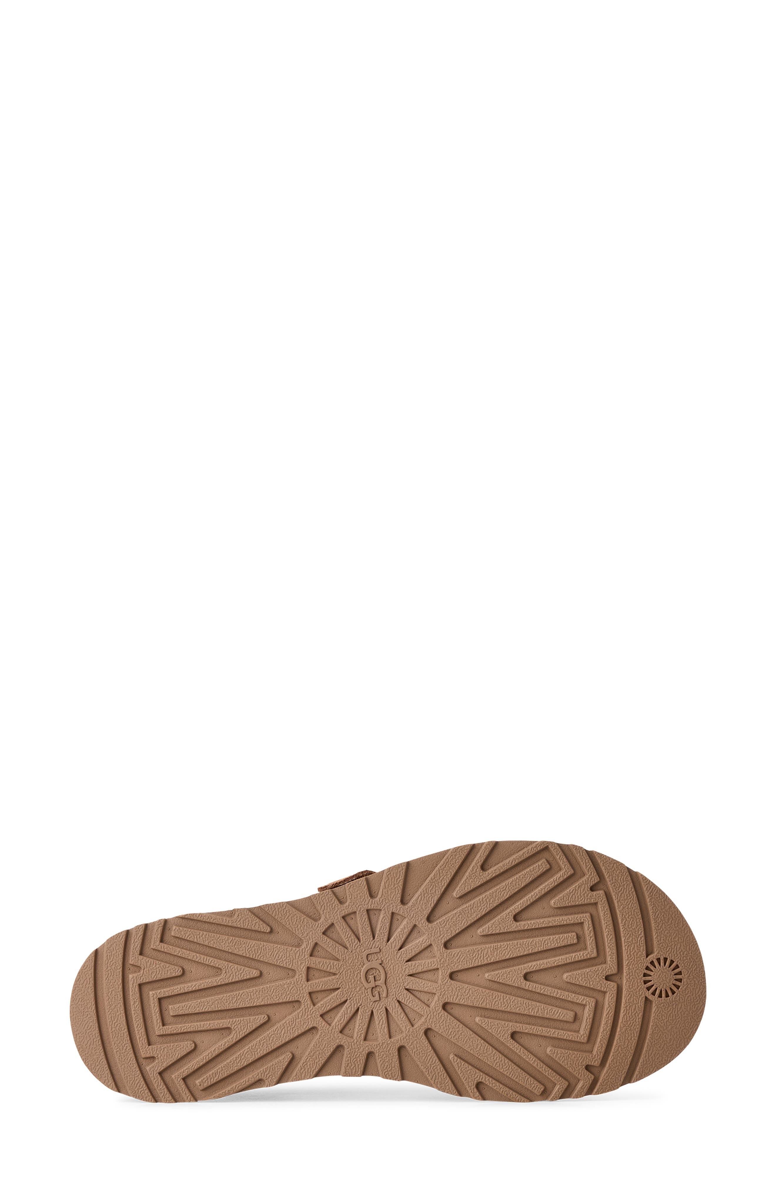 UGG<sup>®</sup> GoldenGaze Toe Post Sandal, Alternate, color, Chestnut