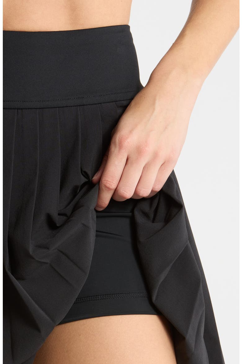 Alicia Pleated Skort, Alternate, color, BLACK