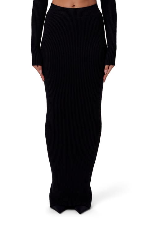 Knit Maxi Skirt