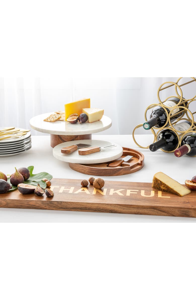 NORDSTROM AT HOME Marble Topped Cheese Board & Cheese Knives, Alternate, color,