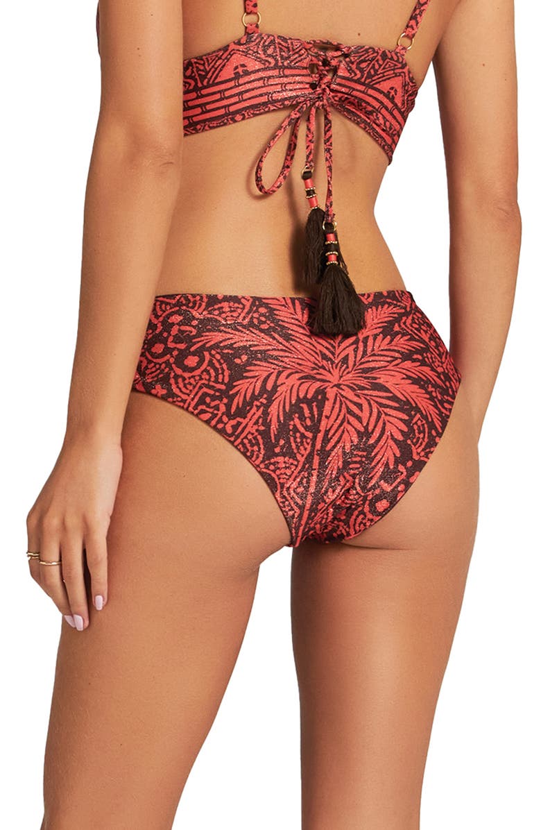 Cosita Linda Reversible Hipster Bikini Bottoms, Alternate, color, Dark Multi