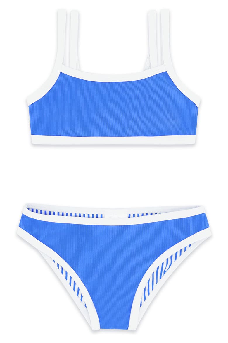 Kids' Maui UPF 50+ Two-Piece Swimsuit, Main, color, MARINA BLUE