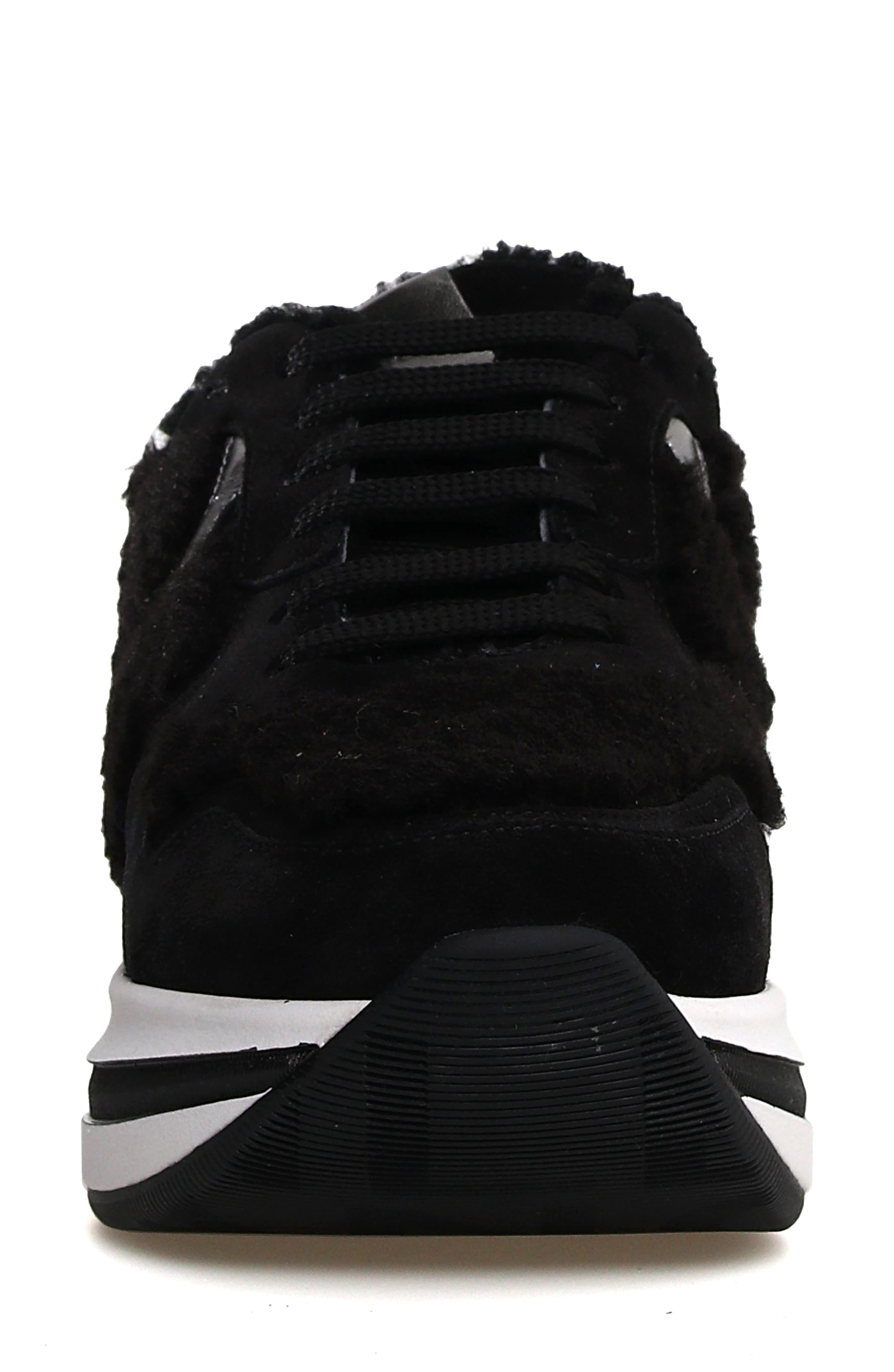 Voile Blanche Melany Faux Shearling Sneaker, Alternate, color, 