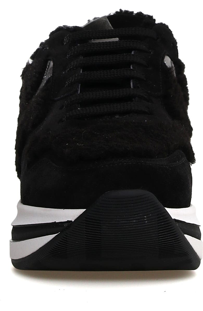 Voile Blanche Melany Faux Shearling Sneaker, Alternate, color,