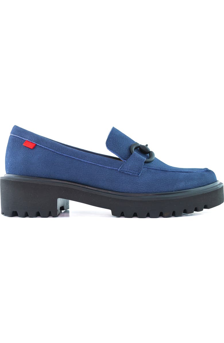 Marc Joseph New York Garrden CT Platform Loafer, Alternate, color, Denim Italo Grainy