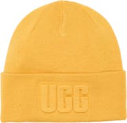 UGG® Raised Logo Cuff Knit Beanie