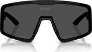 Prada Linea Rossa 144mm Shield Sunglasses