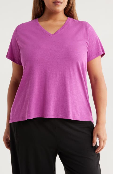Purple Plus-Size Tops for Women | Nordstrom