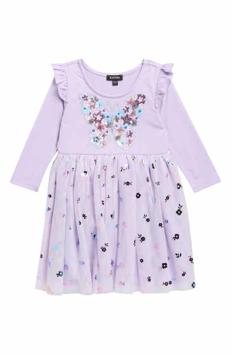 Kids' Sequin Butterfly Tutu Dress