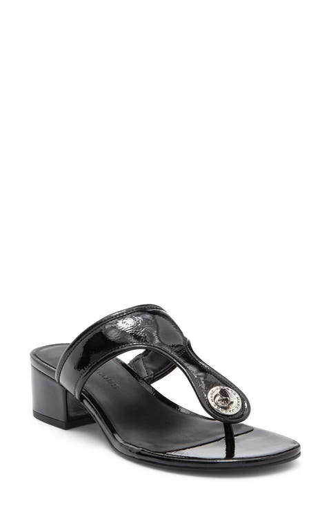 The Turnlock Heel T-Sandal