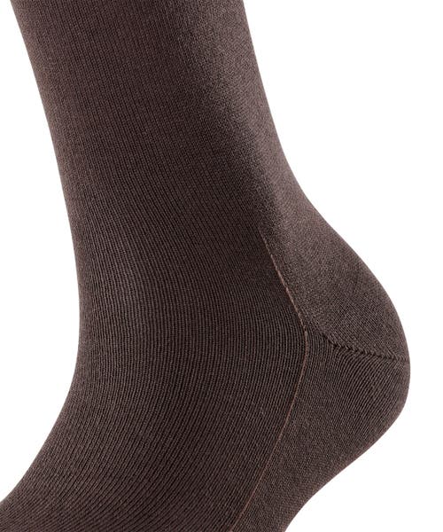 Falke Sensitive London Cotton Blend Socks In Brown