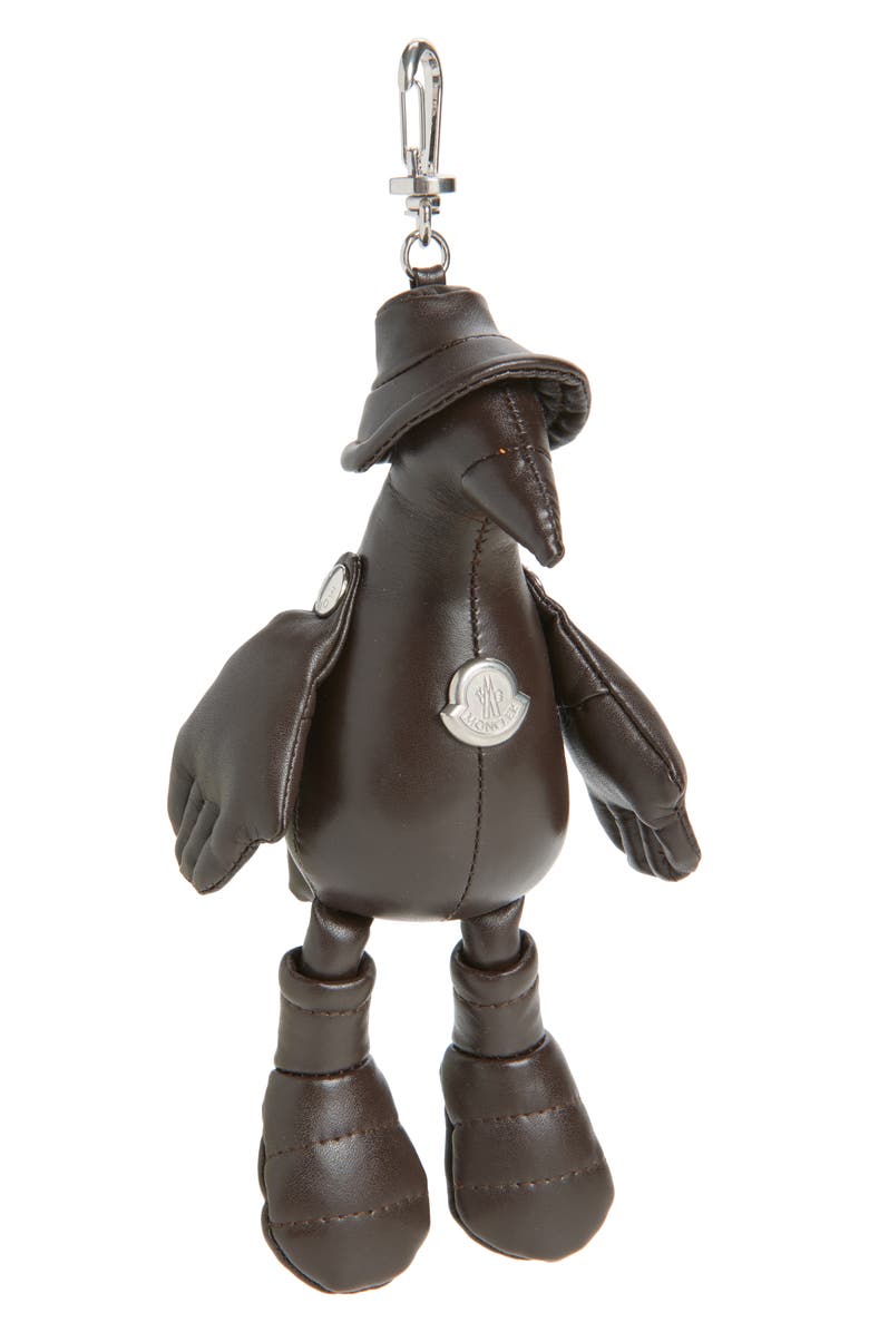 Moncler Monduck Bag Charm, Main, color, Aubergine