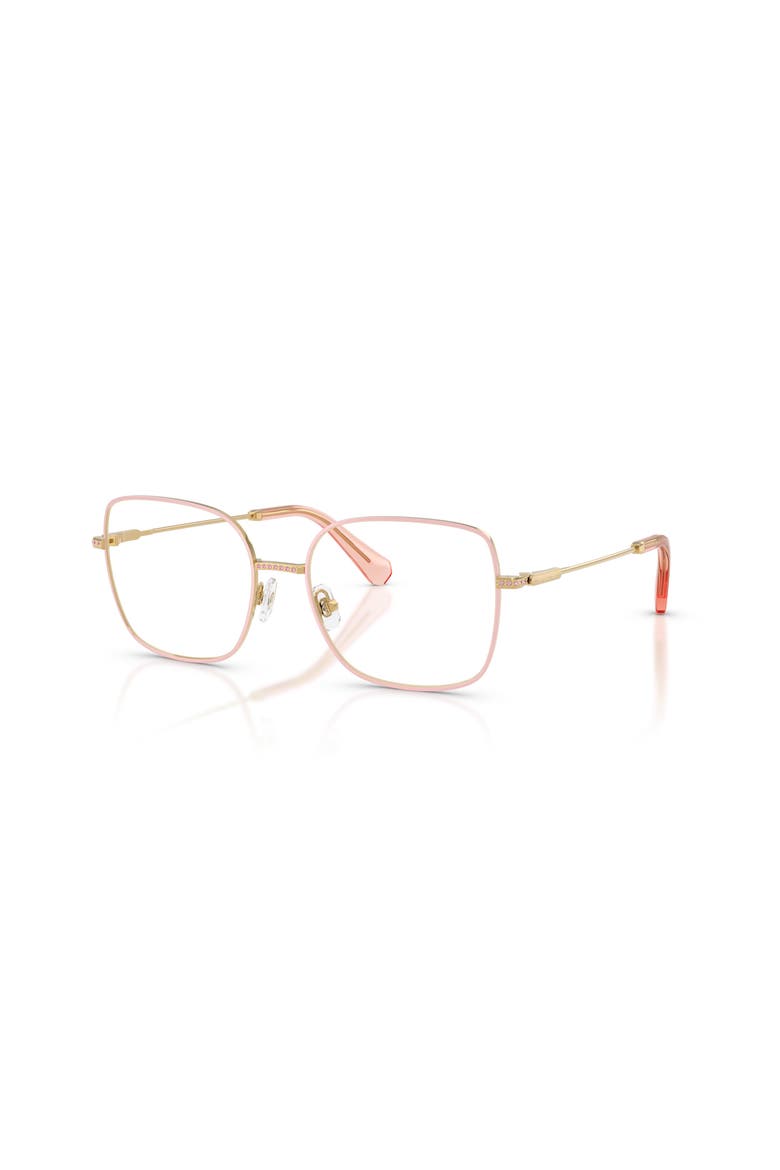 56mm Square optical glasses, Main, color, Gold