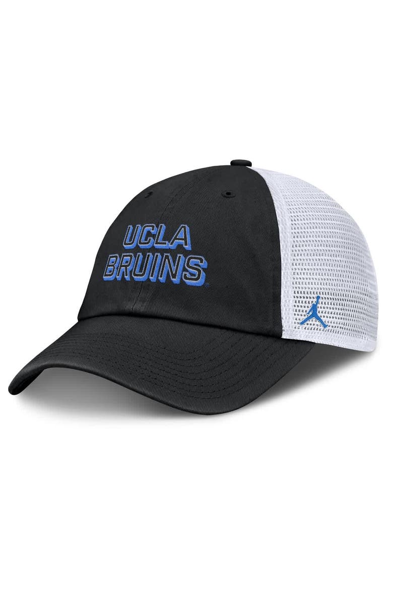 Men's Jordan Brand Black UCLA Bruins 2025 Gameday On-Field Club Adjustable Trucker Hat, Main, color, Black