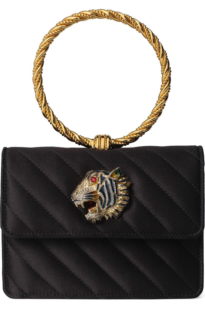 Gucci Broadway Quilted Ring Top Handle Bag, Main, color,