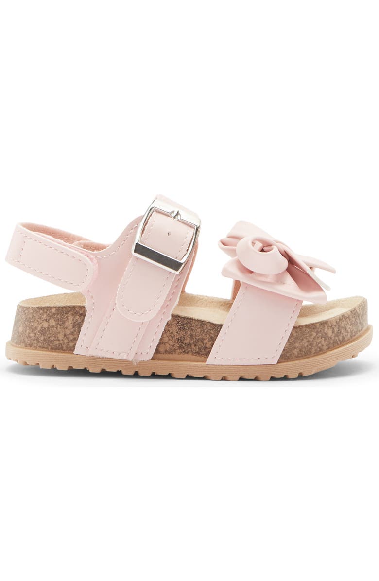 bebe Bow Sandal, Alternate, color, Blush