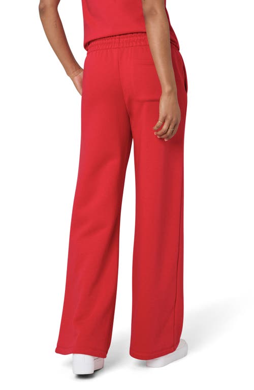 Florence By Mills Cozy Crush Wide Leg Sweatpants In Scarlet