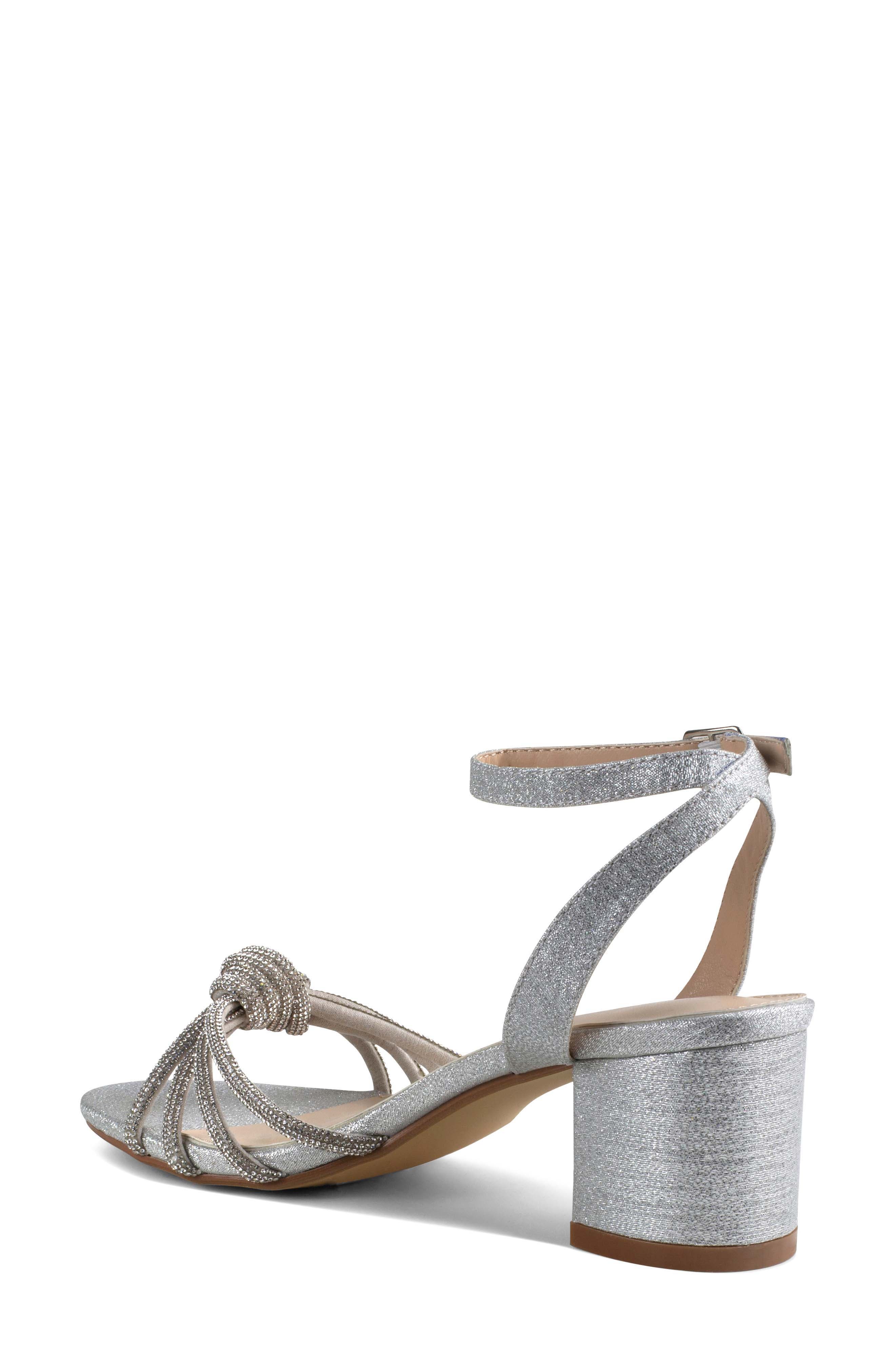 Touch Ups Libra Ankle Strap Sandal, Alternate, color, Silver