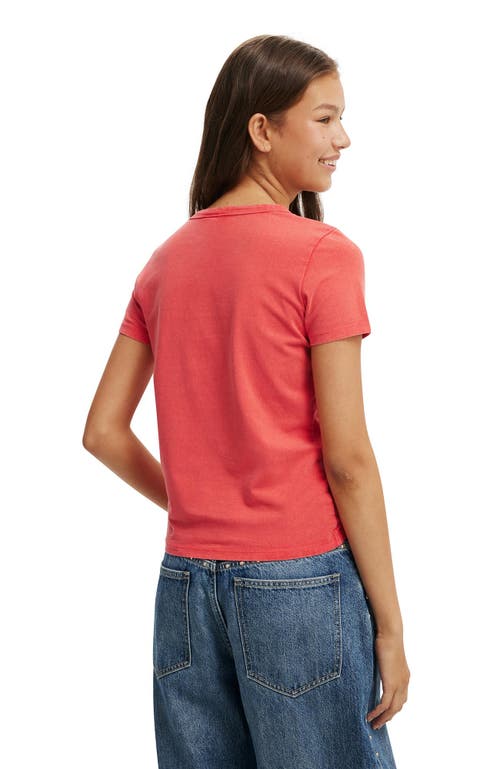 Cotton On Fitted Lcn Graphic Longline Tee In Rolling Stones Retro Logo