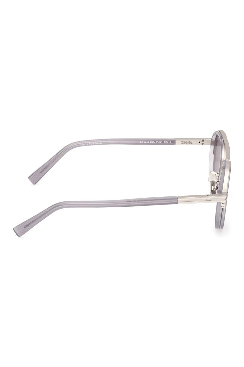 51mm Round Sunglasses, Alternate, color, GREY / OTHER / SMOKE