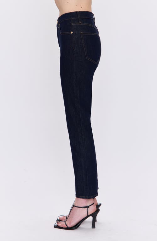Pistola Bri Ankle Straight Leg Jeans In Black