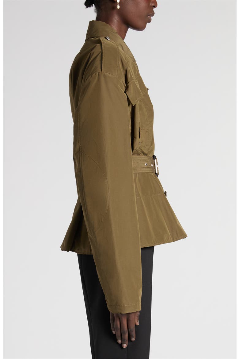 Belted Utility Jacket, Alternate, color, WOODLAND GREEN