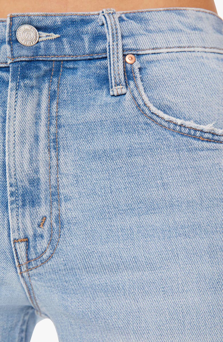 MOTHER The Smarty Pants Skimp High Waist Straight Leg Jeans, Alternate, color, Dont Be A Square