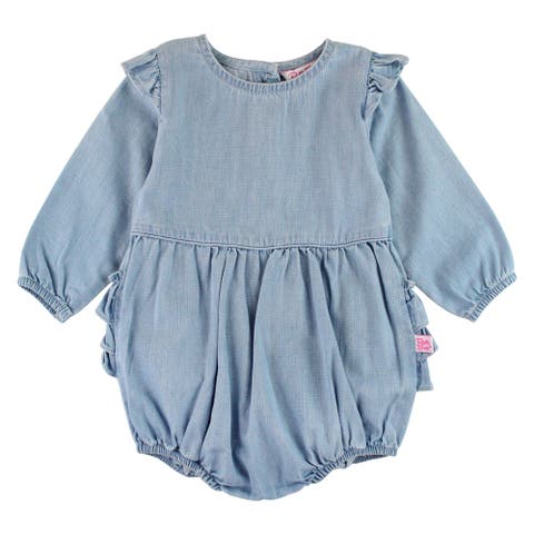 Long Sleeve Flutter Bubble Romper