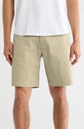 Lucky Brand Stretch Cotton Sateen Chino Shorts