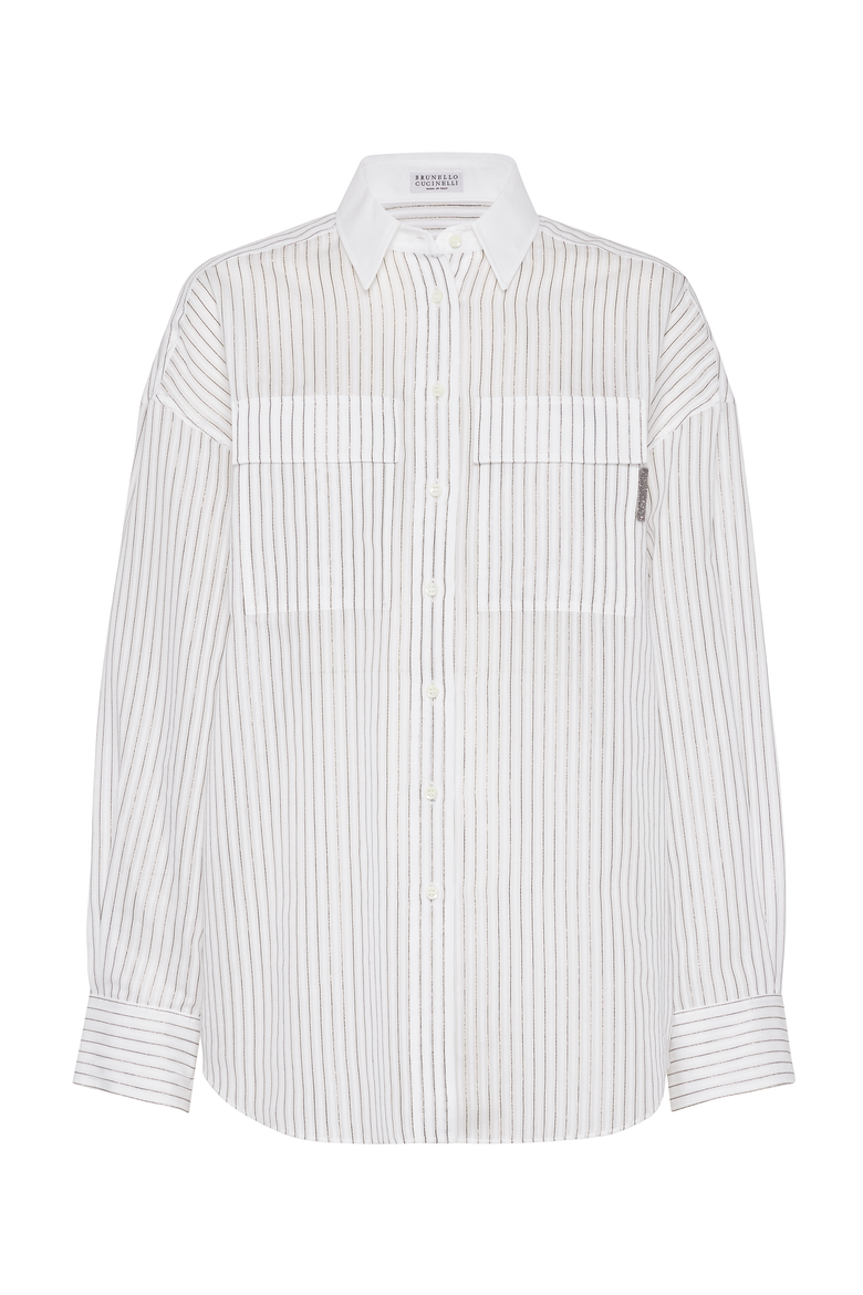 Organza shirt, Main, color, White