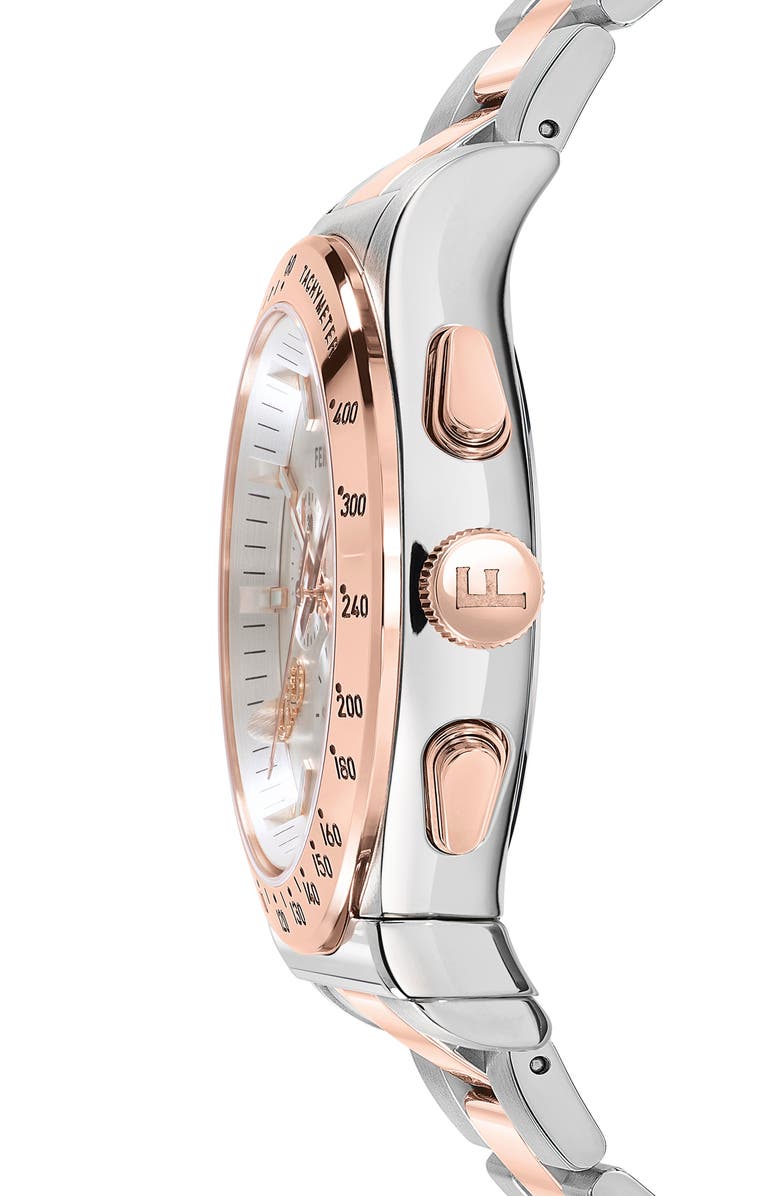 FERRAGAMO 1927 Chronograph Bracelet Watch, 42mm, Alternate, color, Two Tone