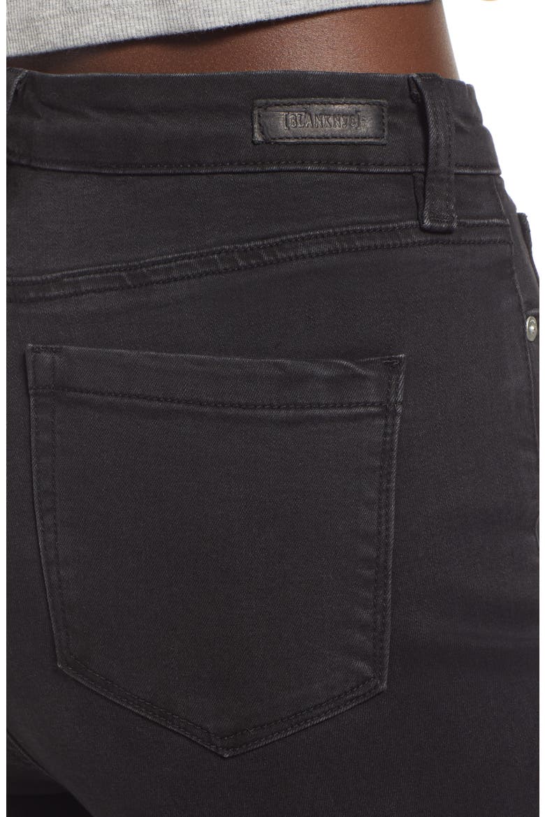 Franklin Distressed High Waist Wide Leg Jeans, Alternate, color, JUSTIFIED