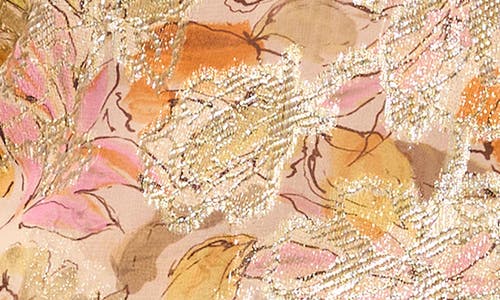 VINCE CAMUTO VINCE CAMUTO PRINT METALLIC TOP