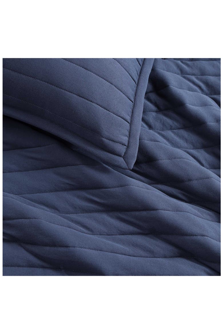 Classic Comfort Quilt & Shams Set, Alternate, color, NAVY BLUE