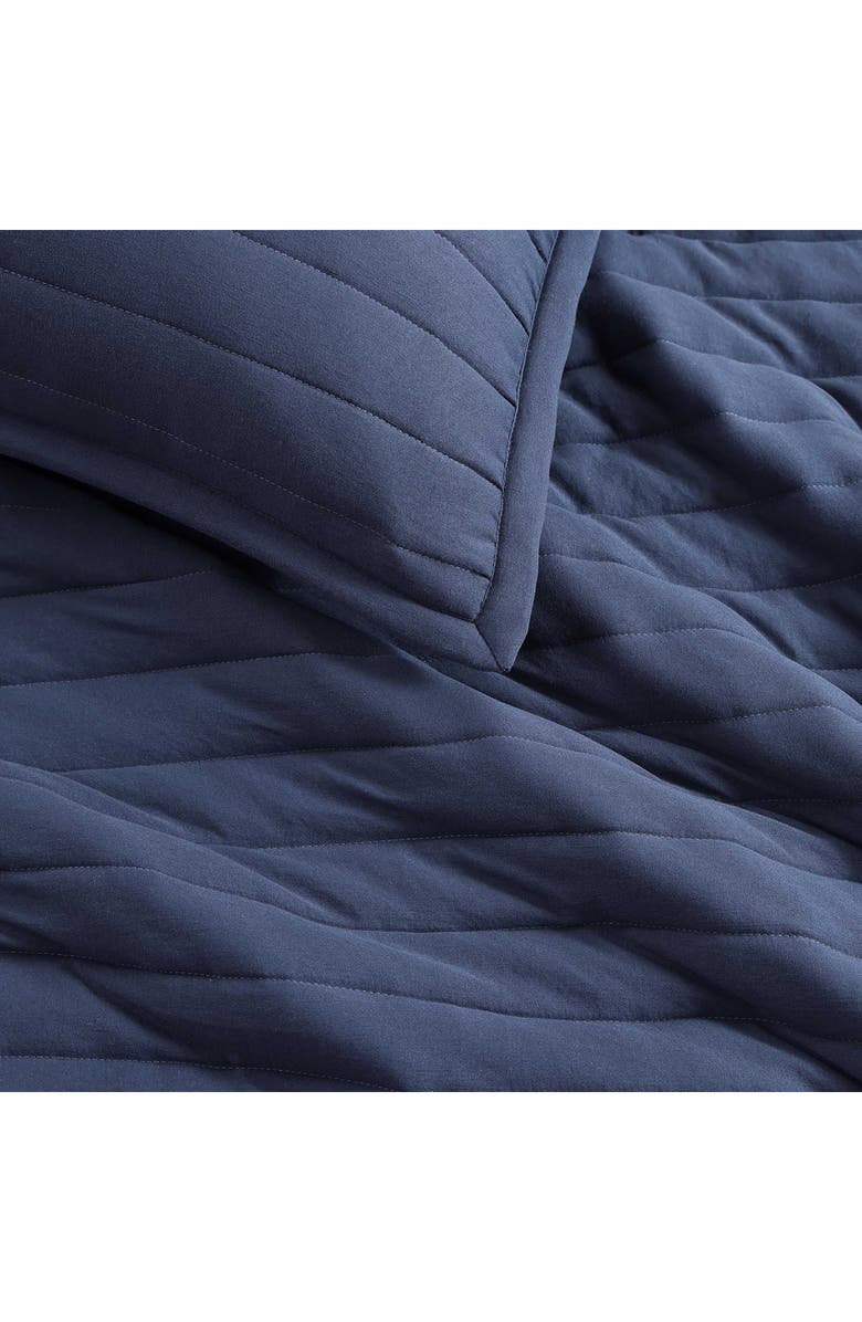 Tommy Hilfiger Classic Comfort Quilt & Shams Set, Alternate, color, Navy Blue