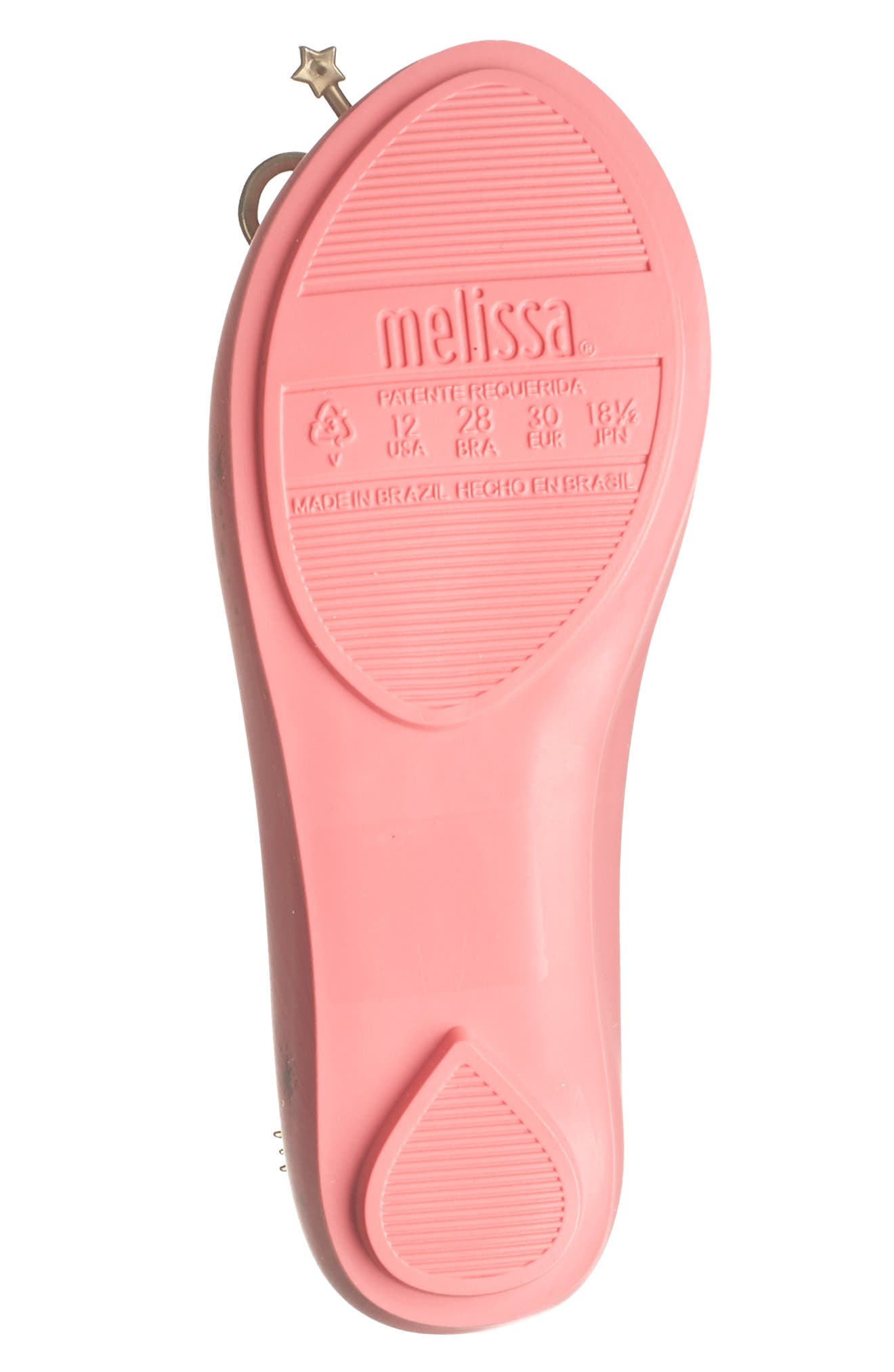 Mini Melissa Mel UltraGirl Elements Star Print Ballet Flat, Alternate, color, 