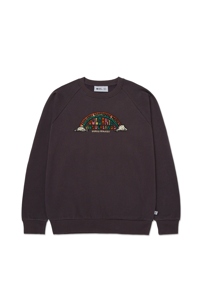 Hawai'i Geological Wonderlands Crew Sweatshirt, Alternate, color, Graphite