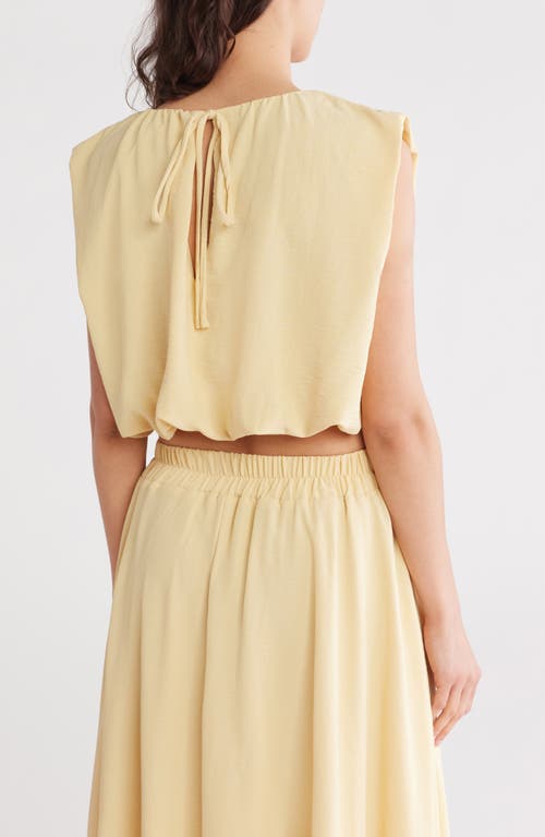 BLU PEPPER BLU PEPPER SLEEVELESS BLOUSON CROP TOP