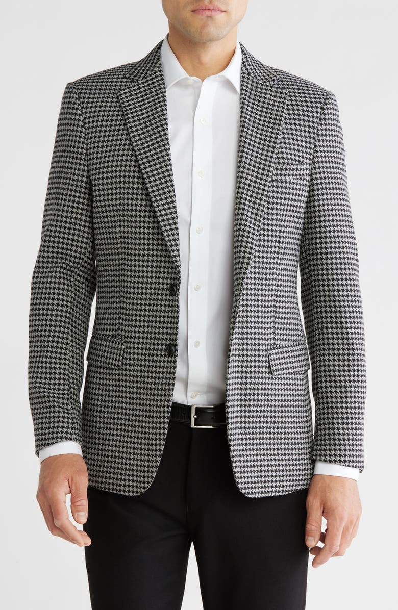 T.R. PREMIUM Slim Fit Houndstooth Sport Coat, Main, color, 