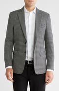 T.R. PREMIUM Slim Fit Houndstooth Sport Coat